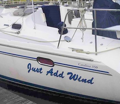 Boat Decals and Lettering