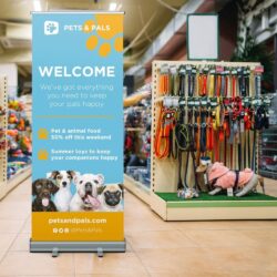 Custom pull up banners