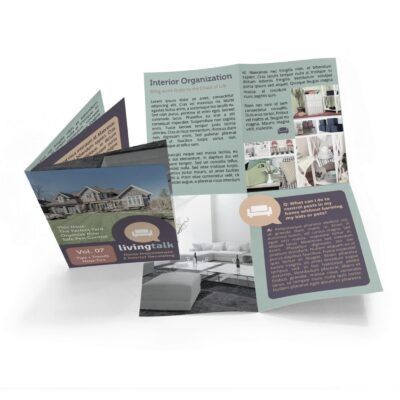 Cross Folded Leaflets