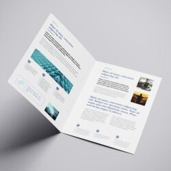 Fold in half Leaflets