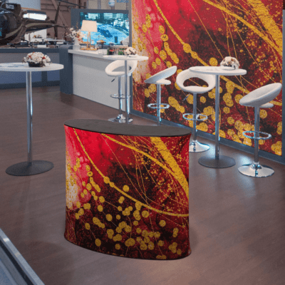 Curved Fabric Counter