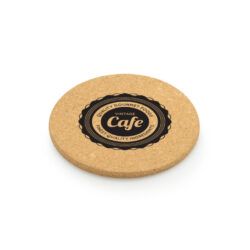 10cm DIAMETER PROMOTIONAL CORK COASTER