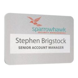 PVC FACED WINDOW BADGE